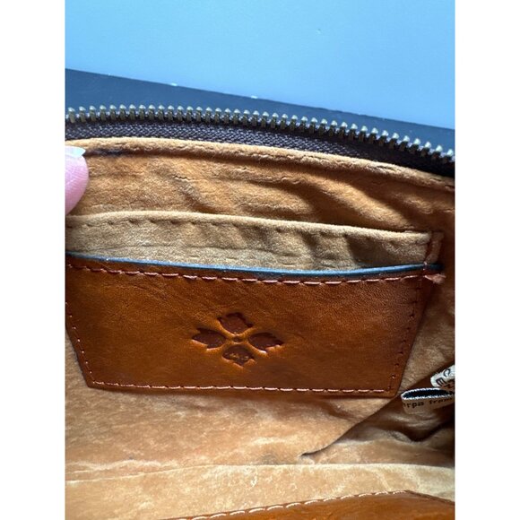 Patricia Nash Leather & Fur Trim Wristlet Zip Pouch - Picture 8 of 11
